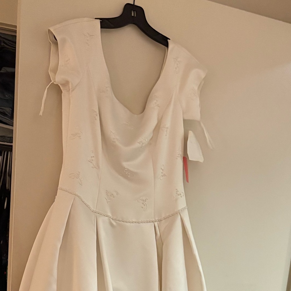 Drop Waist Vintage Wedding Dress